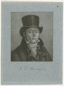 Porträt von Jacob Ernst Marcus von Ernst Willem Jan Bagelaar
