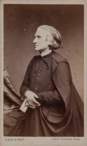 Porträt des Komponisten Franz Liszt 1811-1886 von Erwin Hanfstaengl