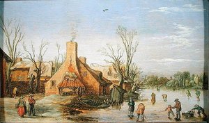 Ein Dorf im Winter, 1623