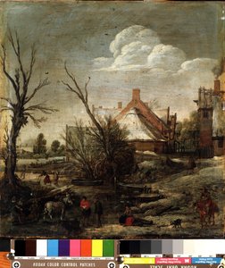 Winter von Esaias I van de Velde