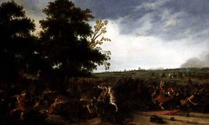 Infanterie kämpft gegen Kavallerie, 1630