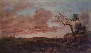 Das Kreuz auf der Straße von Esteban Chartrand
