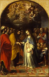 Die Heirat der Jungfrau, ca. 1693 von Esteban Márquez de Velasco