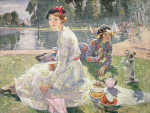 Der Runde Teich, Kensington Gardens, 1934