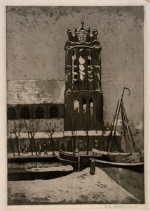 Schnee in Holland von Esther Blaikie MacKinnon