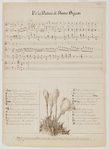 Per la Nativita di Nostro Signore Liederblatt, ca. 1868-1882