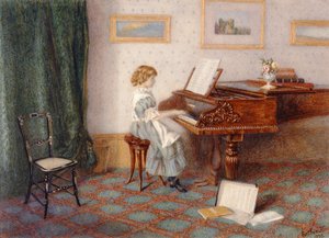 Am Klavier, 1876
