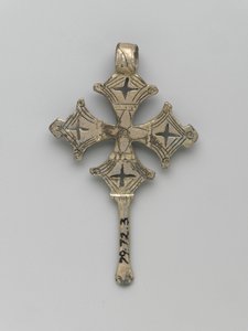 Rückseite eines Anhängerkreuzes, Amhara von Ethiopian Ethiopian