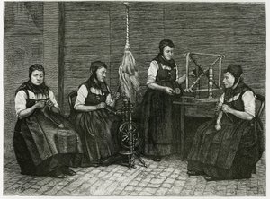 Sondernach-Spinnereien, Beschreibung der verschiedenen Spinnstufen von Etienne Antoine Eugene Ronjat