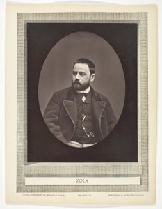 Émile Zola (französischer Romanautor, Dramatiker und Journalist, 1840-1902) von Etienne Carjat