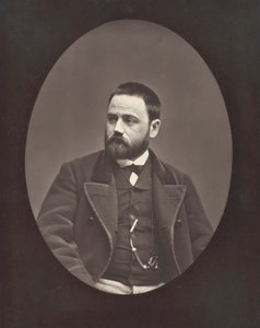 Émile Zola, französischer Romanautor, Dramatiker und Journalist, 1840-1902, ca. 1876