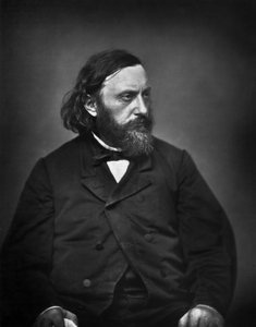 Pierre Dupont (1821-1870) französischer Dichter, Foto von Carjat