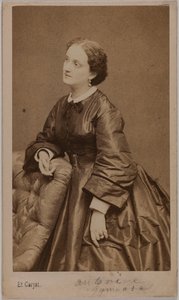 Porträt von Antonine (Marie Pélissé, genannt), (1836-1900), (Schauspielerin) von Etienne Carjat