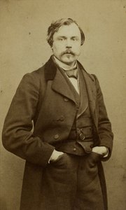 Porträt von Edmond Huot de Goncourt 1822-1896