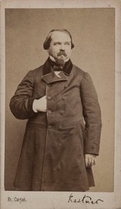 Porträt des Komponisten Jean-Georges Kastner 1810-1867, 1867