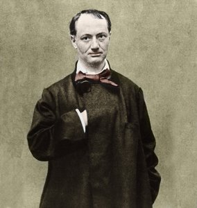 Porträt des Dichters Charles Baudelaire (1821-1867)