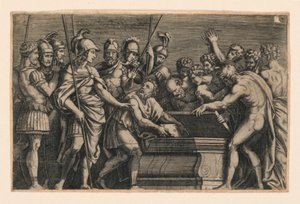 Alexander und das Buch von Homer von Etienne Delaune