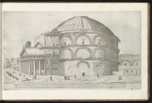 Pantheon in Rom von Etienne Duperac