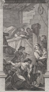 Die Kapelle der Enfants-Trouvés in Paris: Die Anbetung der Hirten von Etienne Fessard