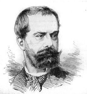 Porträt von Paul Deves, französischer Anwalt und Politiker. Gravur von Bocour in „Le Monde Illustré“ Nr. 1287 vom 26. November
