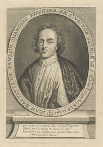 Porträt des Dichters Jean-Baptiste de Santeul, um 1700