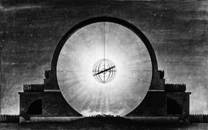 Newton-Kenotaph, Tageseffekt von Etienne Louis Boullee