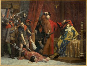 Étienne Marcel und der Delfin Karl am 22. Februar 1358