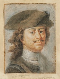 Porträt von Kaiser Peter I. der Große 1672-1725