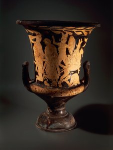 Kalyx-Krater mit kämpfenden Kriegern