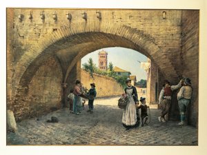 Italien, Rom, Bogen von Tolomei von Ettore Roesler Franz