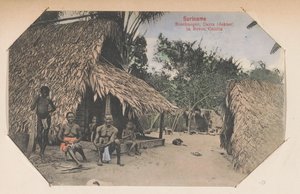 Marrons vor ihrem Haus von Eugen Klein