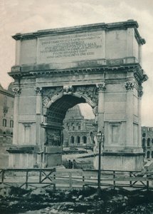 Titusbogen, Rom, Italien, 1927