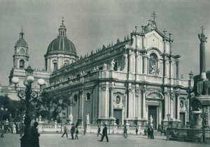 Kathedrale von Catania, Sizilien, Italien, 1927 von Eugen Poppel