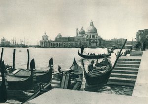 Kirche Santa Maria della Salute und die Dogana, Venedig, Italien von Eugen Poppel
