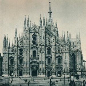 Fassade des Doms, Mailand, Italien, 1927