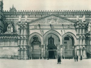 Haupteingang der Kathedrale, Palermo, Sizilien, Italien, 1927 von Eugen Poppel