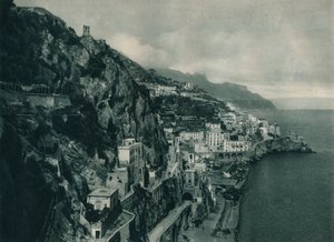 Blick auf Amalfi, Italien, 1927