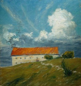 Det gamla slottet, Skiss von Eugen Prinz von Schweden