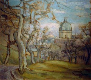 Unterhalb von Monte Gianicolo