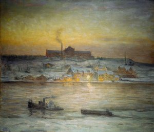 Früher Wintermorgen von Eugen Prinz von Schweden