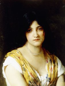 Eine mediterrane Schönheit von Eugen von Blaas