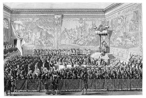 Parlamentssitzung, Versailles 1776, 1885