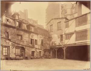 Gasthof zum Weißen Pferd, 5 rue Mazet von Eugène Atget