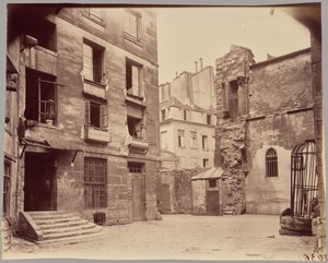 Hof Saint-Julien-le-Pauvre von Eugène Atget