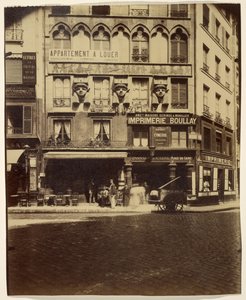 Maison Place du Caire 2 (Gebäude, Place du Caire) von Eugène Atget