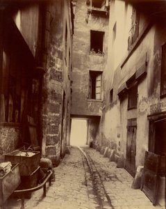 Vieille Cour, 22 rue Quincampoix von Eugène Atget