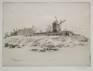 Moulin de la Galette, Montmartre von Eugene Bejot