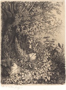 Die Klette mit Weide, veröffentlicht 1849