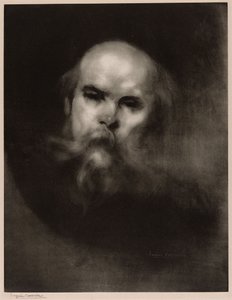 Porträt von Paul Verlaine von Eugène Carrière