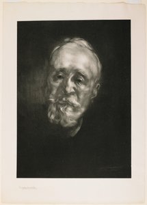 Puvis de Chavannes (Zweite Platte) von Eugène Carrière